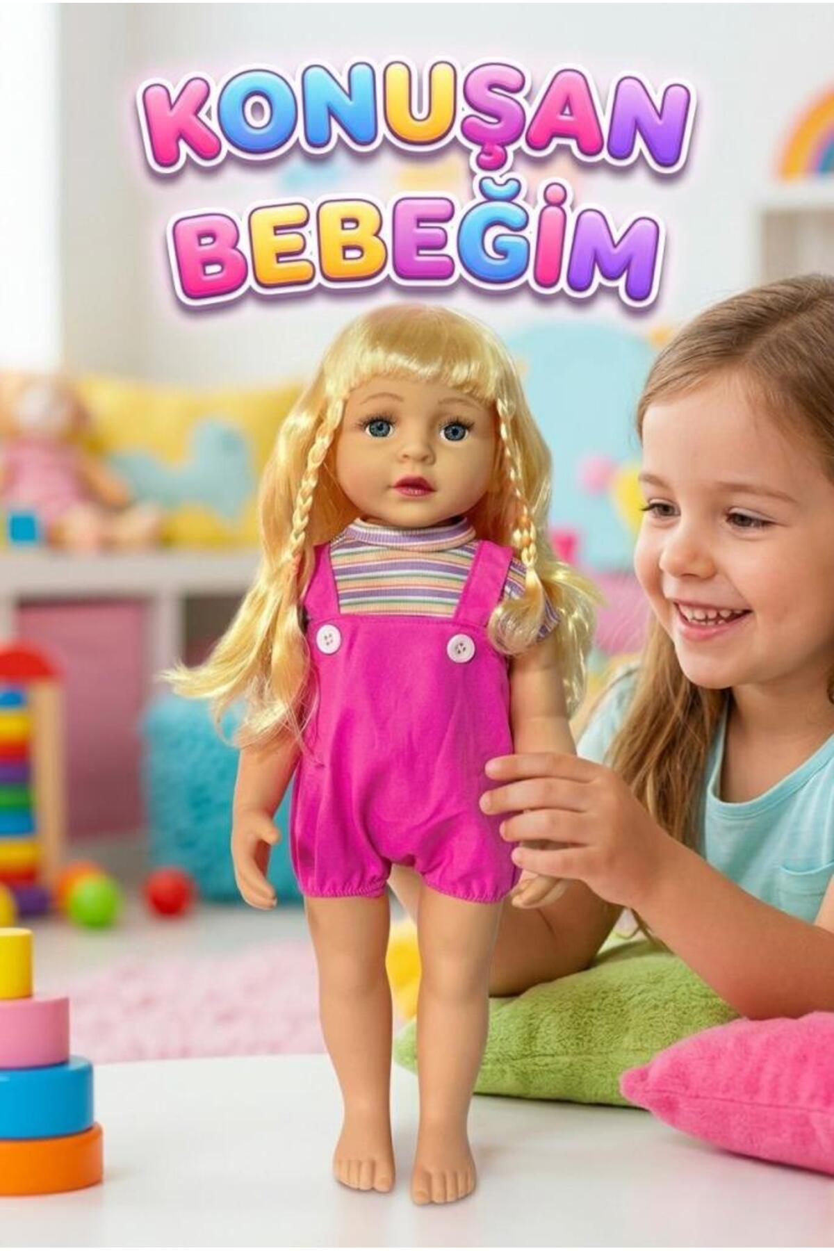 Tıfıl Toys Aylin Türkçe Konuşan Kafası Kolları ve Bacakları Et