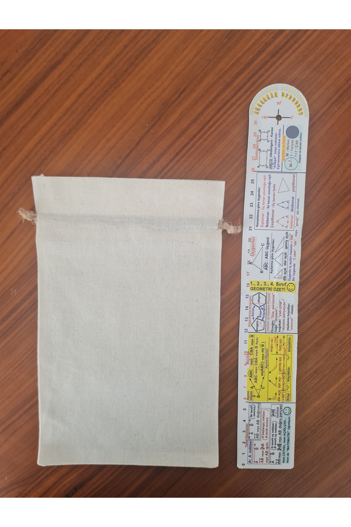 Büyük Boy Ham Tok Keten Kese - Valiz Ve Ayakkabı Düzenleyici Düzenleme Kesesi 5'li Paket
