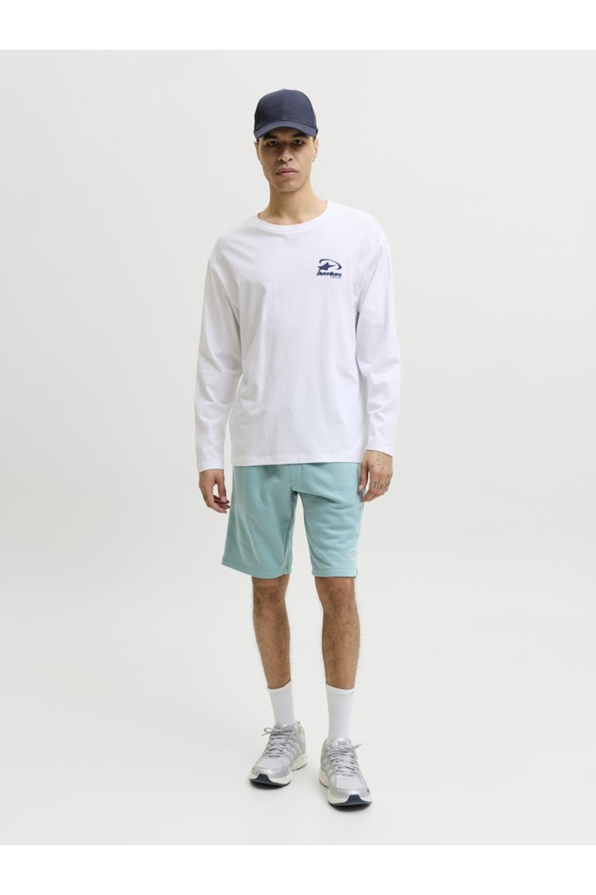شلوارک مردانه اسپرت برندون مدل JPSTGORDON BRANDON کد 12292136 جک اند جونز شلوارک برمودا Jack & Jones