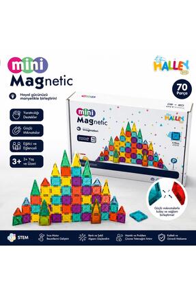Toys Mini Magnet Yapı Blok Seti 70 parça
