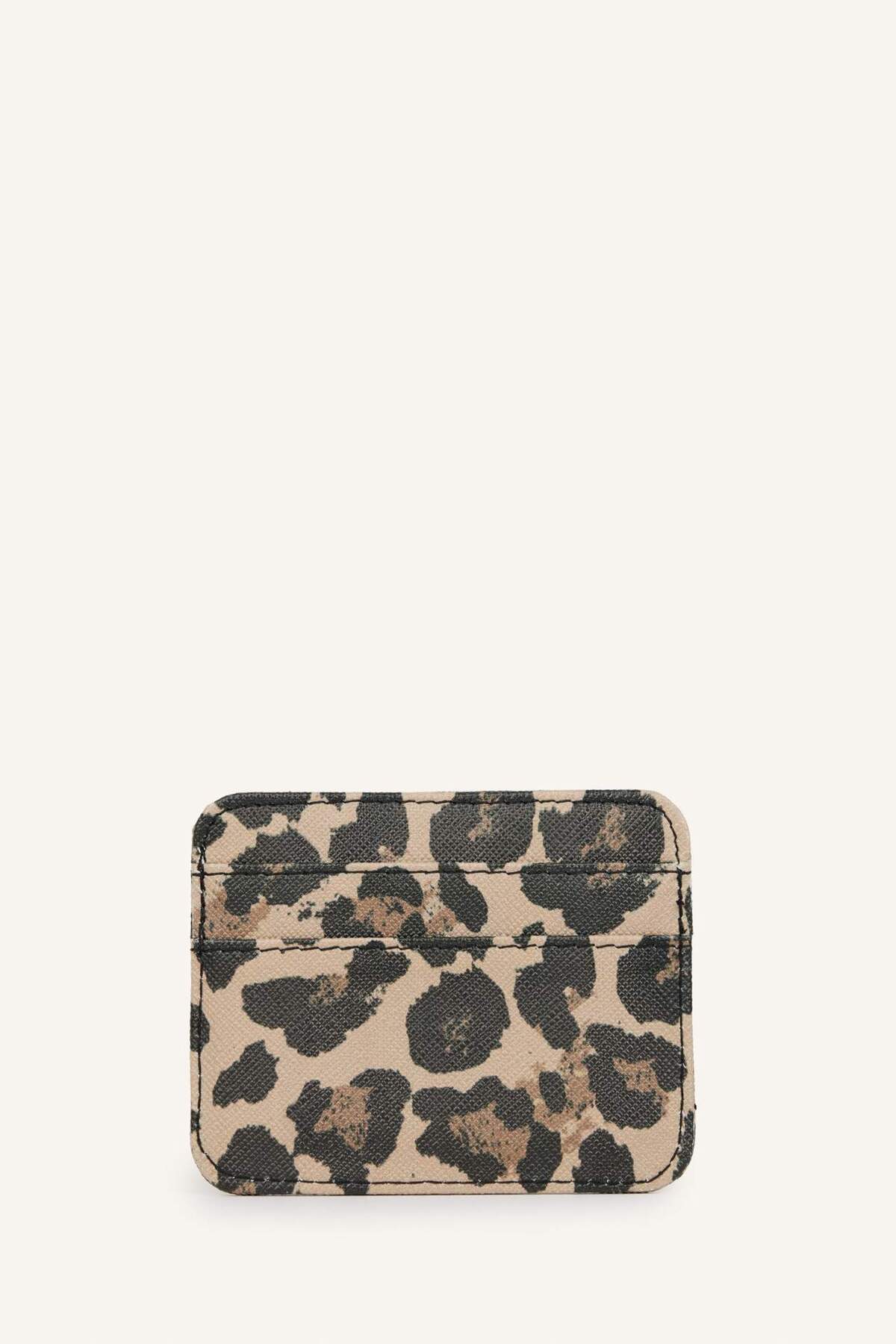 DeFacto Kadın Leopar Desenli Suni Deri Kartlık I1080AXNS görsel 3