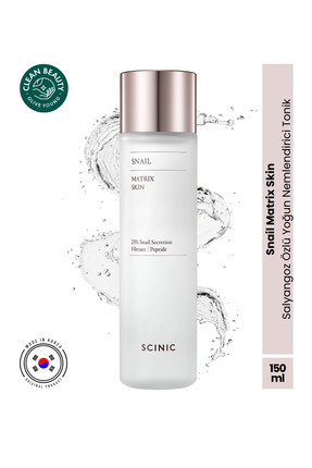 Scinic Snail Matrix Skin Salyangoz Özlü Yoğun Nemlendirici Tonik 150ml