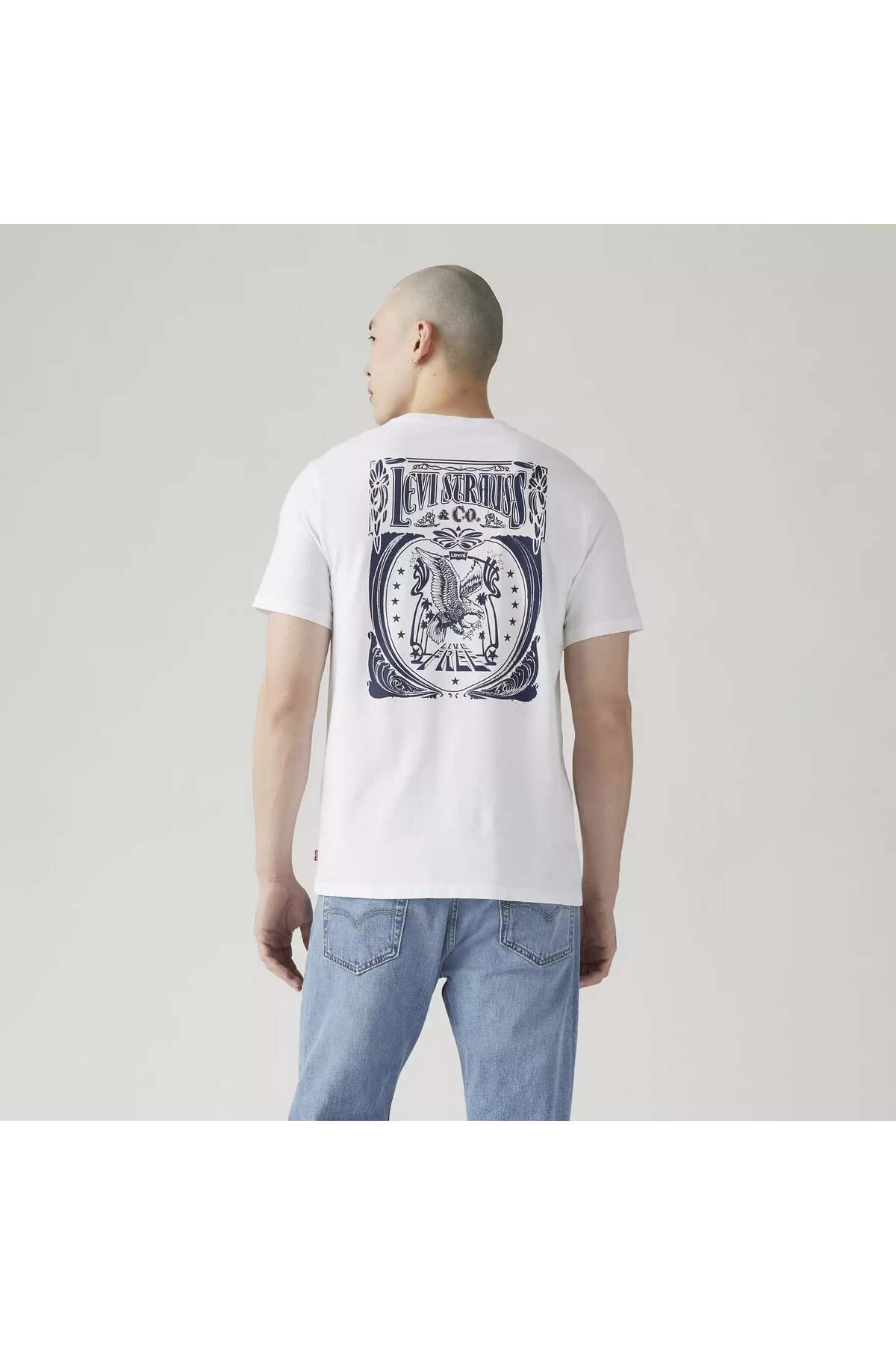تی‌شرت یقه گرد گرافیکی BRIN MUSIC INSPIREWHITE لیوایز تی شرت Levi's