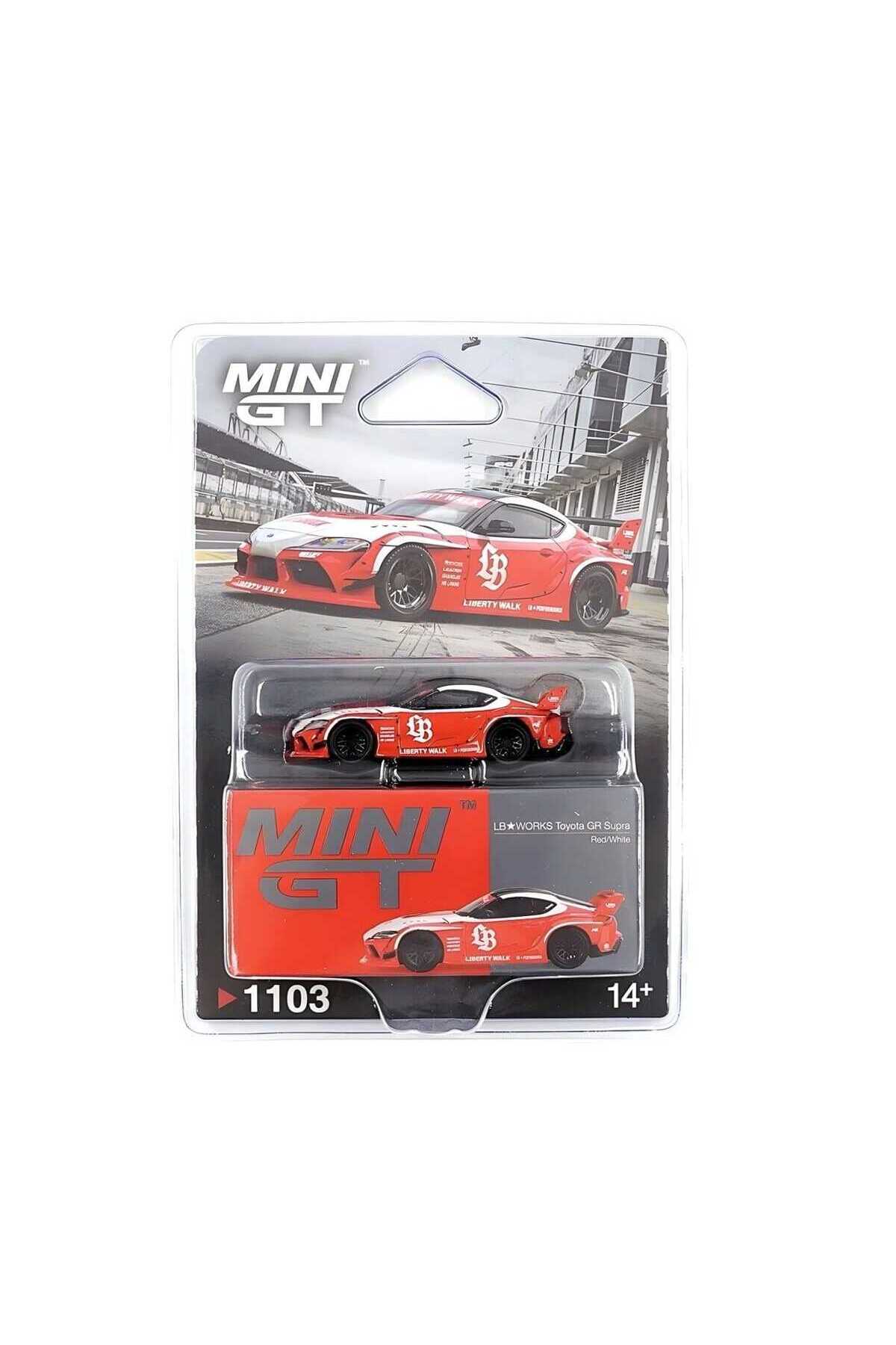 mini gt 1:64 LB☆WORKS Toyota GR Supra Red White Blister Paket