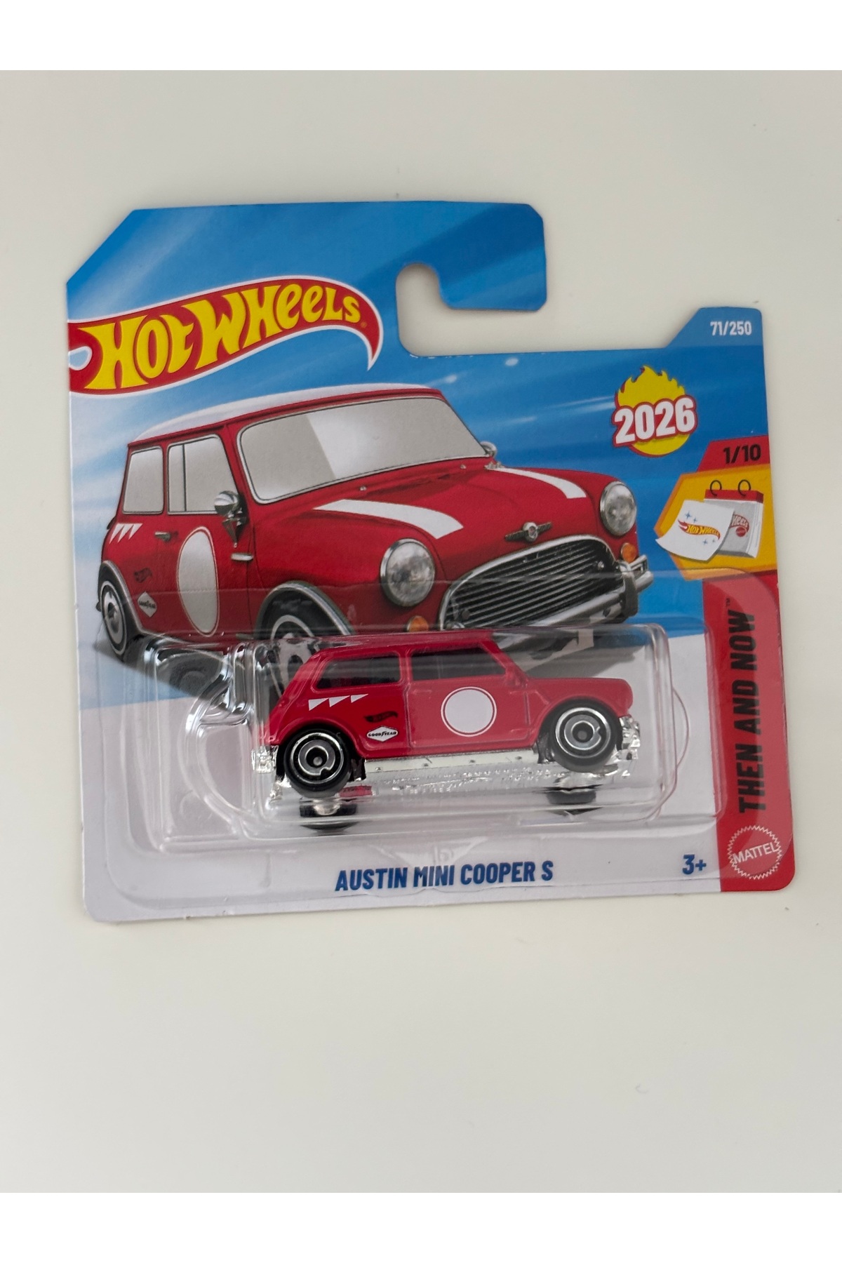 HOT WHEELS Austin Mini Cooper S 71/250 Then and Now 2026 Metal Body Toy Car Jjk94N521