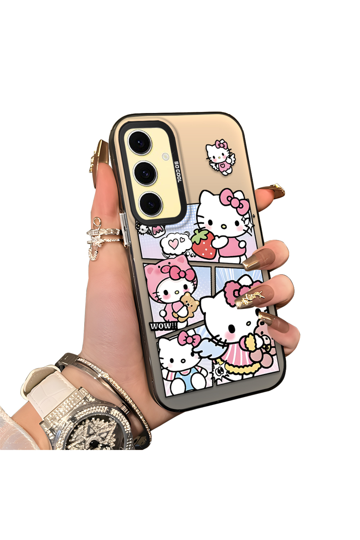 Stylish Cartoon Printed Shockproof Case for Samsung Galaxy S24 FE