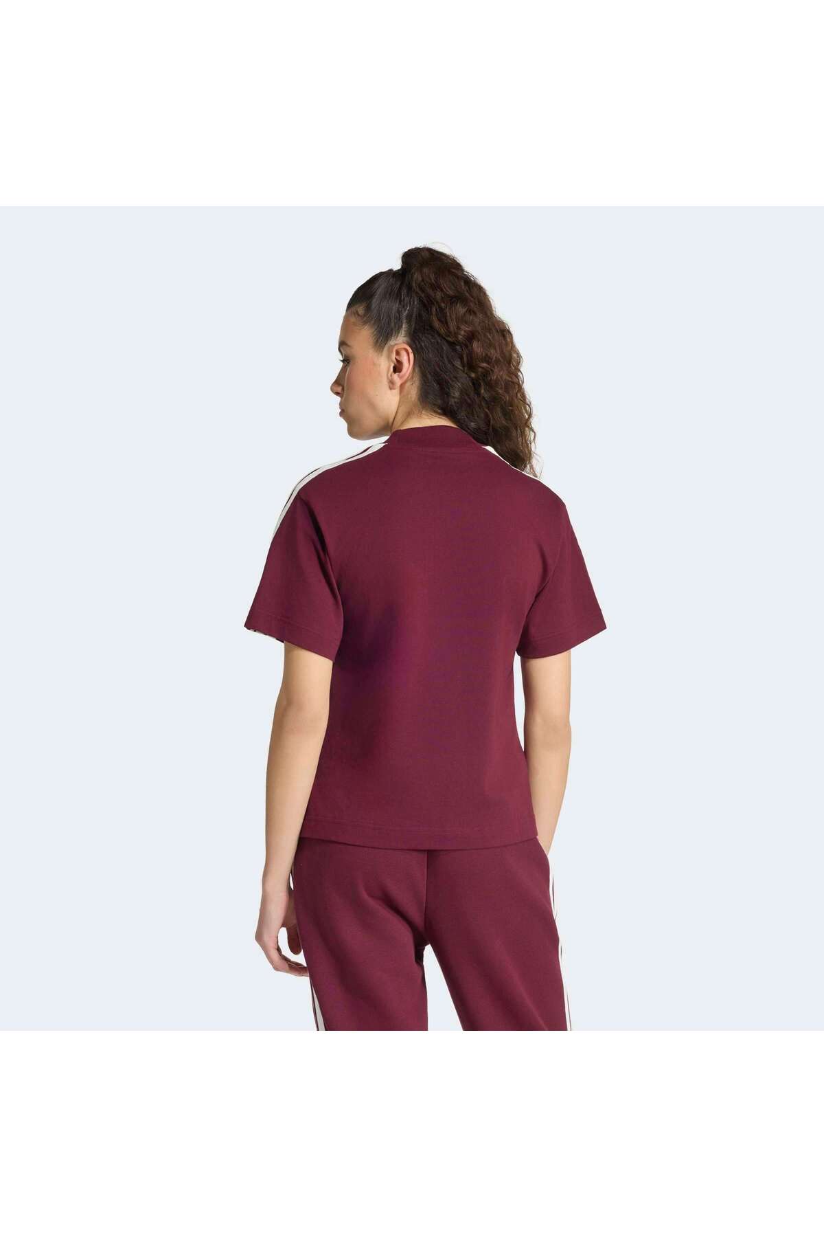 adidas W Ak 3S Tee Kadın Spor T-shirt KT0342 görsel 2