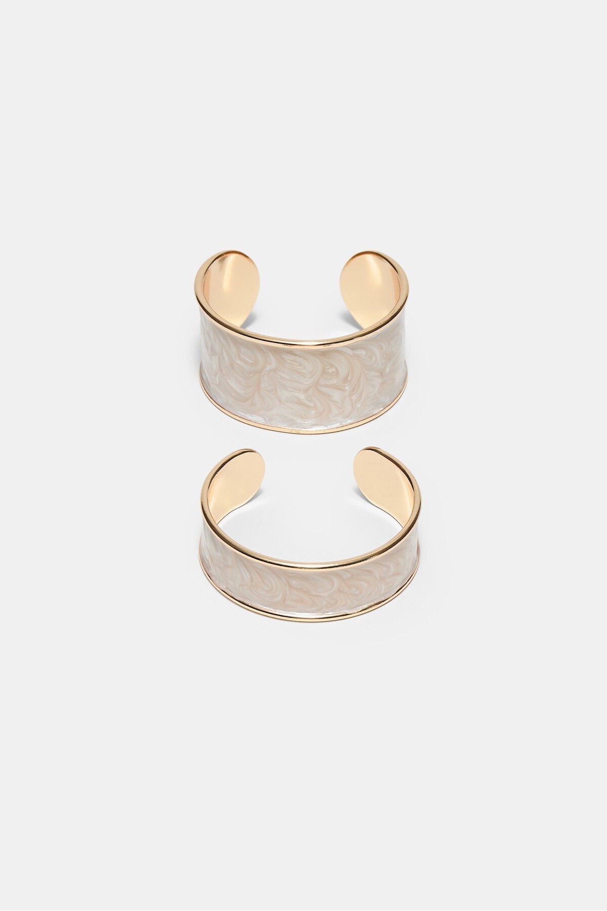 2-piece enamel bracelet set
