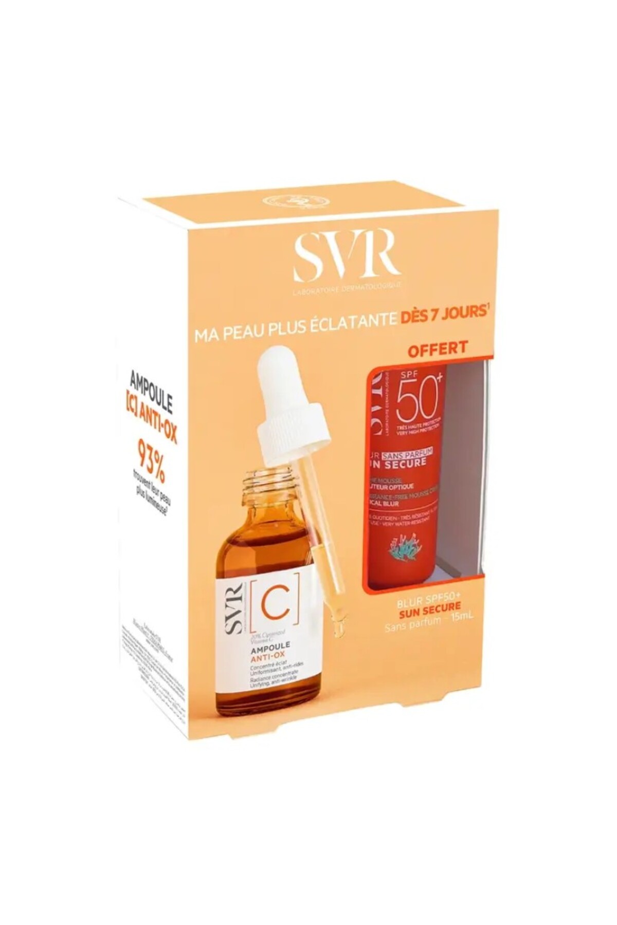 SVR Ampoule Anti-Ox C 30 ml + Blur SPF 15 ml — 3662361005383