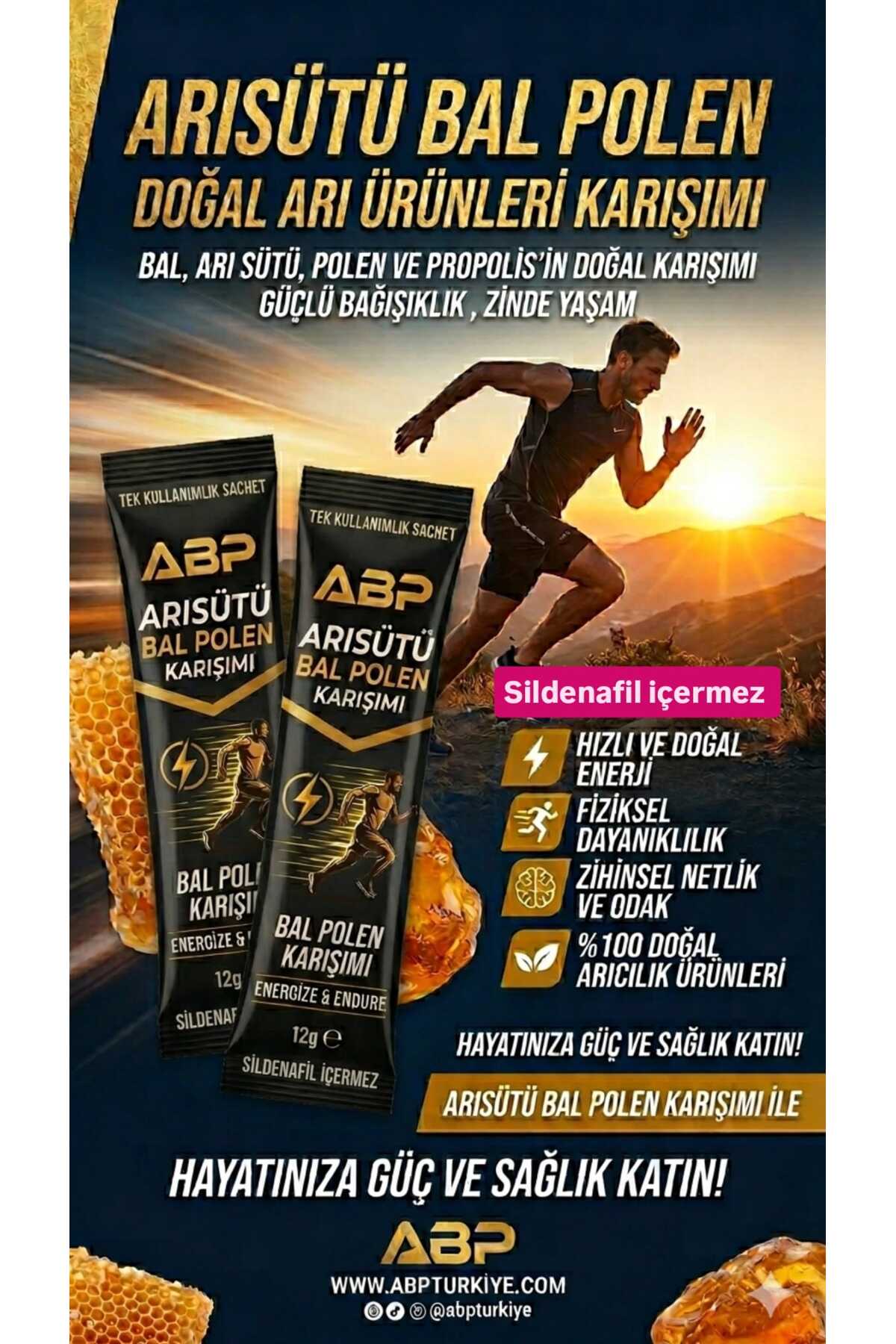 Bal Polen Arısütü Max Güç Kaynağınız Karışımlı macun 12 ad x 12 gr stik — 33635469 — تصویر 2 از 3