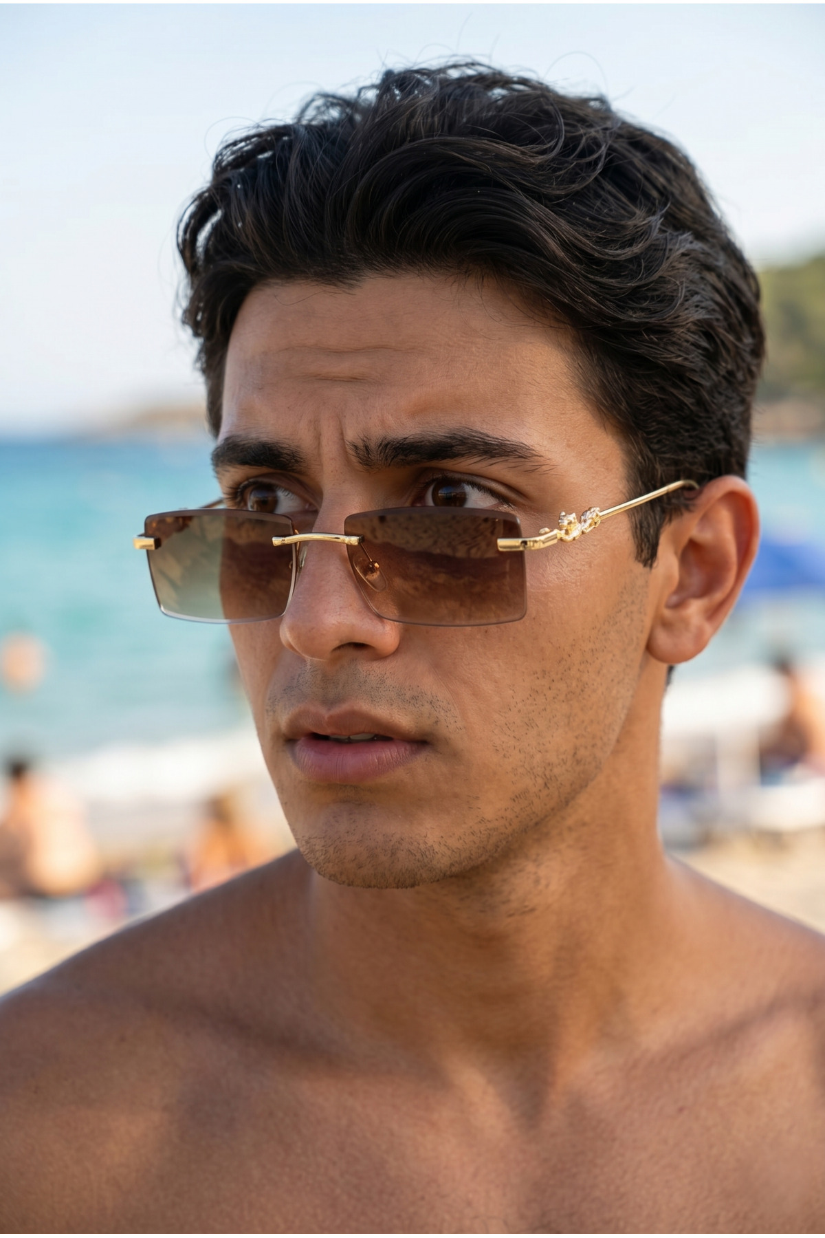 MONAL EYEWEAR JAGUAR TYPE SUNGLASSES FOR MEN PROTECTED ONE OF A KIND BEST MONAL görsel 3