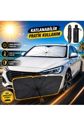 point marketing Tüm Araçlar İçin Araba Ön Cam Güneşlik Katlanabilir Güneşlik ...