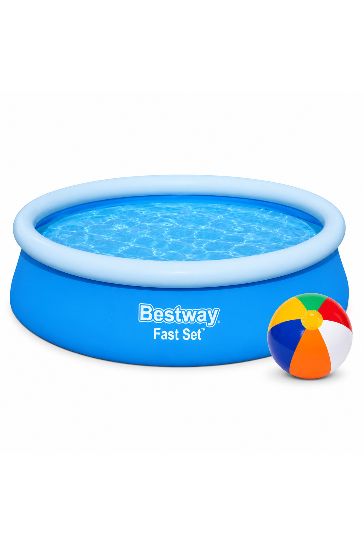 BESTWAY Piscina gonflabila rotunda Easy Set, dimensiune 244 x 66 cm, instalar...