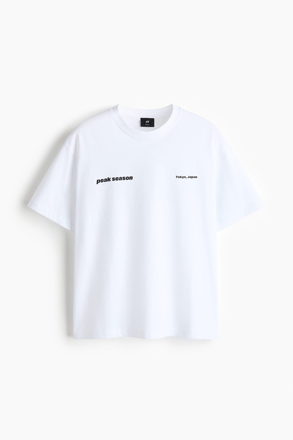 تی شرت گشاد طرح دار اچ اند ام تی شرت H&M