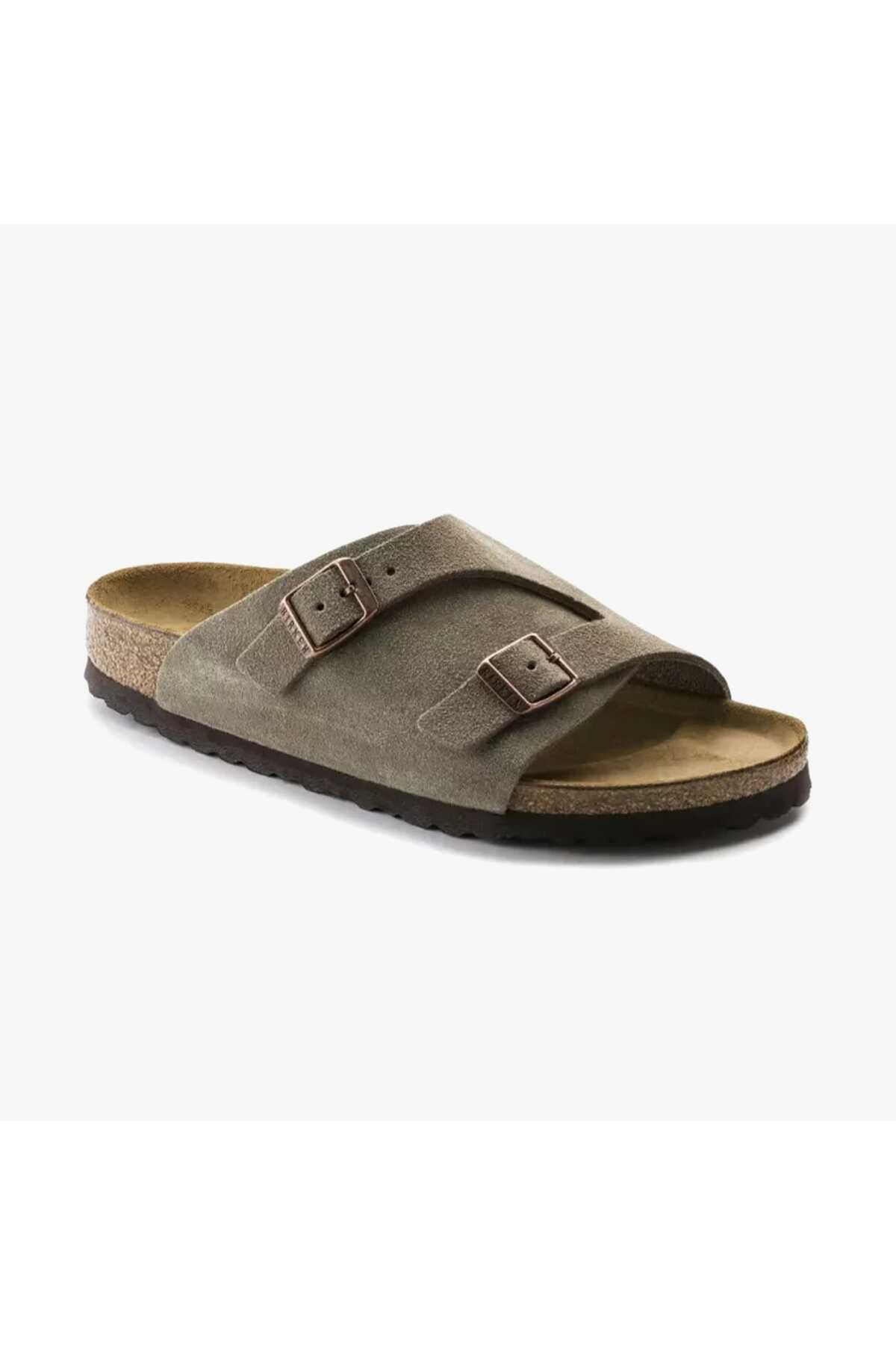دمپایی‌های کلاسیک قهوه‌ای یونی‌سکس Juststep بیرکن استاک دمپایی Birkenstock
