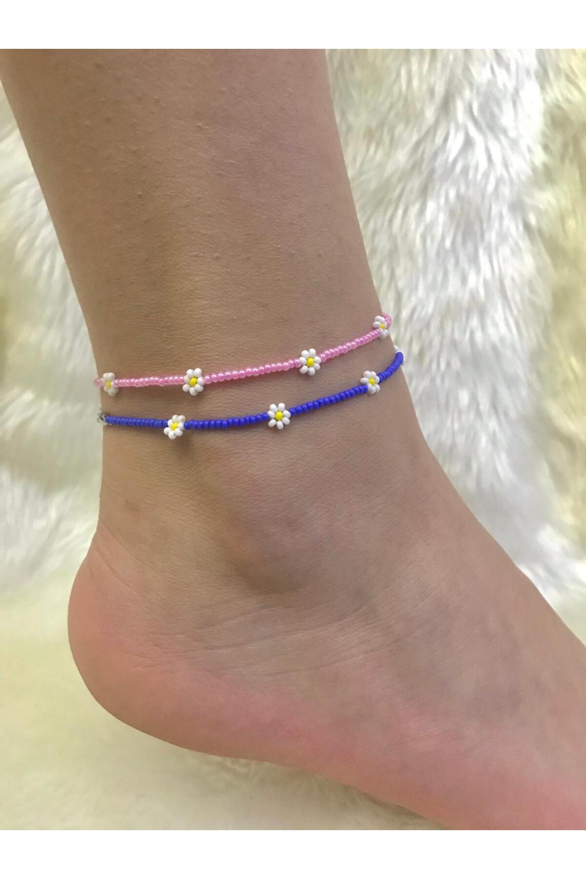 Daisy Anklets 2 Pieces
