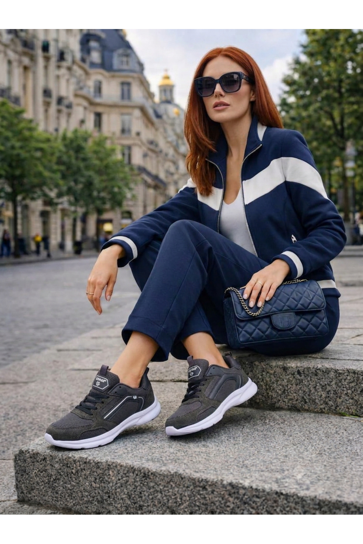 Wand Füme Nefes Alabilen Kumaş Faylon Taban Bağcıklı Sneaker görsel 4
