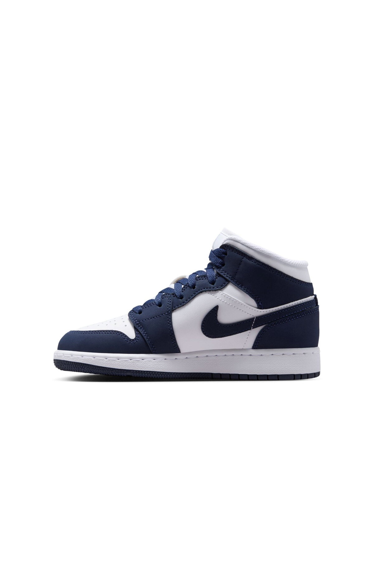 Nike Air Jordan 1 Mid Gs Mavi Basketbol Ayakkabısı Juststep görsel 5