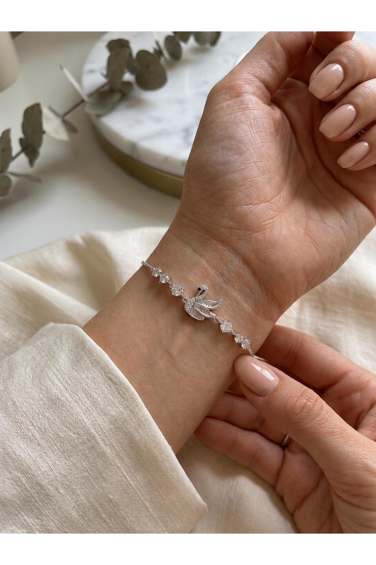 bijoux uniques gümüş kaplama özel model bileklik
