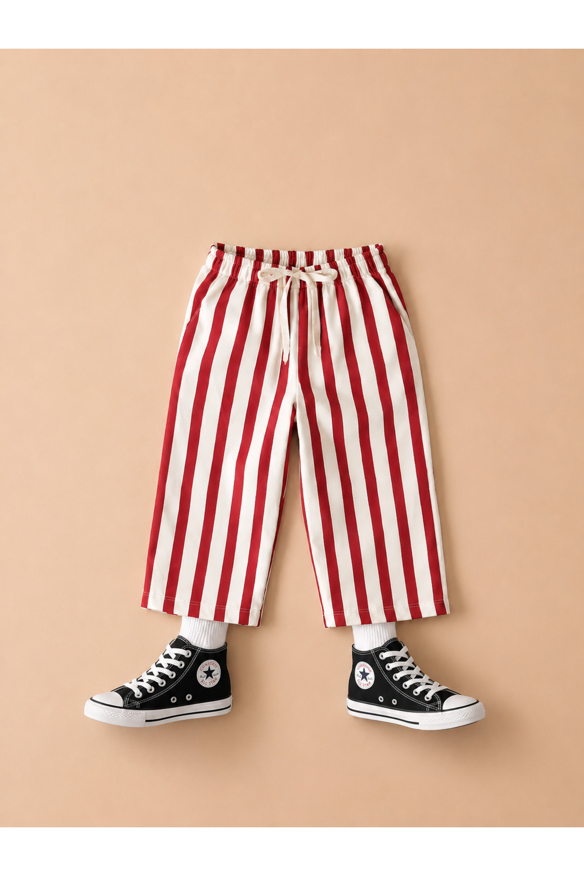 The Nest Kids Bright Days Striped Organic Certified Baby Pants