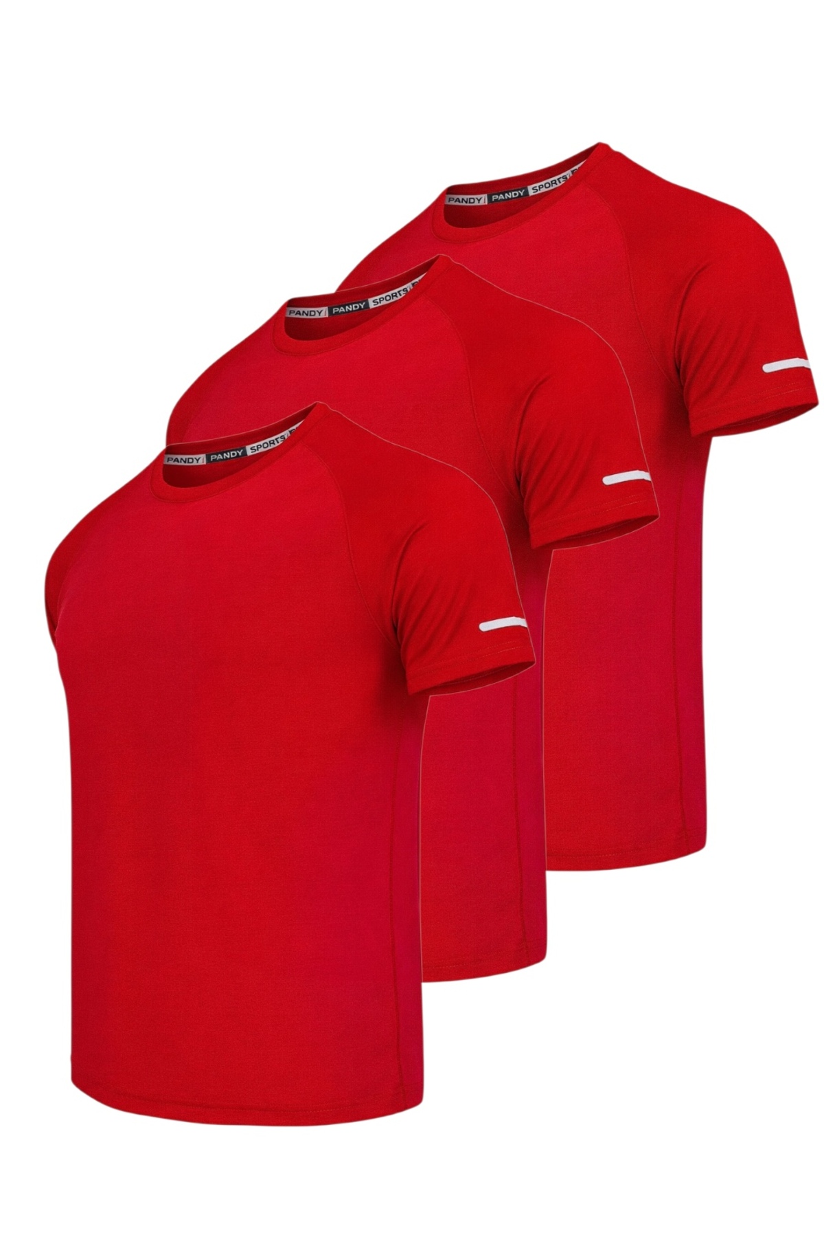 3-Piece Athletic Technical Sports T-shirt with Fast Drying Feature
