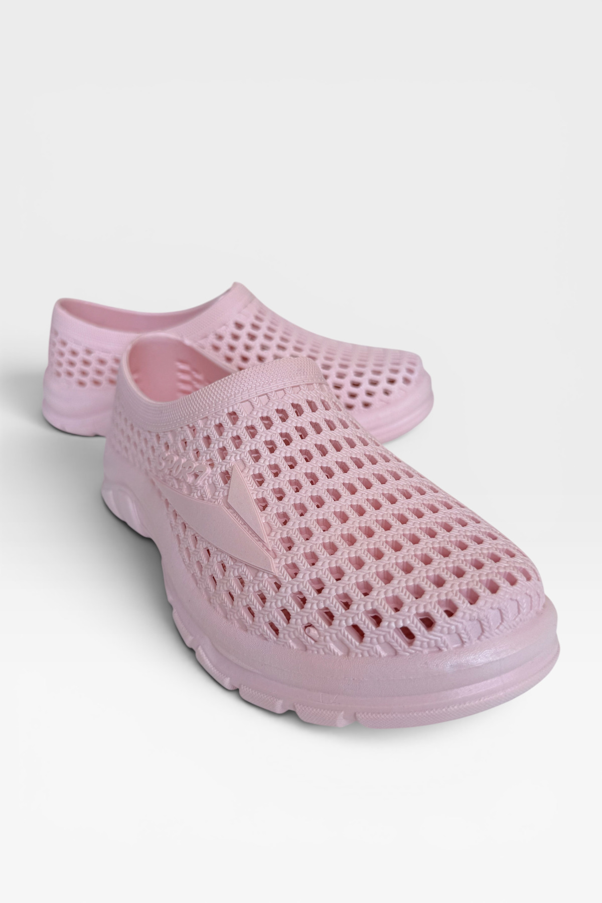 Liger Unisex Yazlık Çok Amaçlı Havuz Plaj Bahçe Anatomik Yumuşak Taban Günlük Ayakkabı PEMBE görsel 3