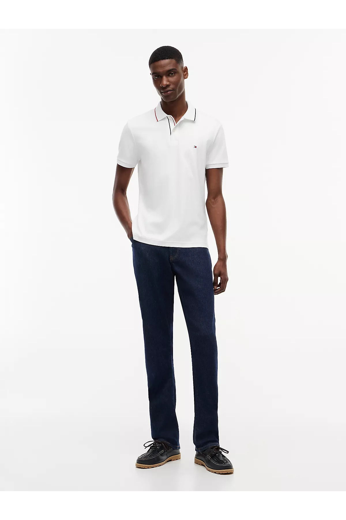 پولوشرت مردانه یقه پلو | تامی هیلفیگر Tommy Hilfiger MW0MW43263 VN - تصویر 3
