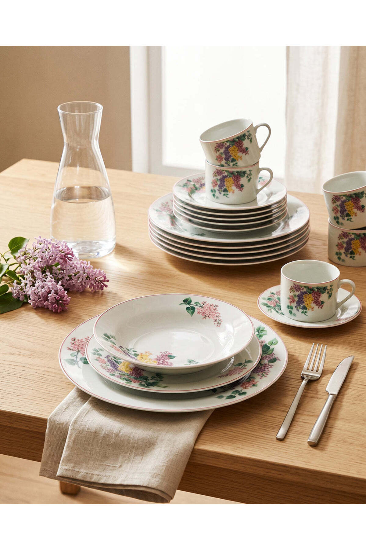 REDTAG White Round Dinner Set (30 Piece)
