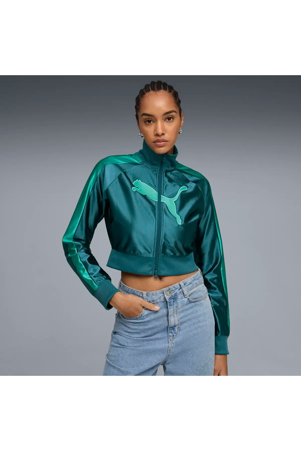 Puma FUTURE.PUMA.ARCHIVE Jacket Yeşil Kadın Ceket