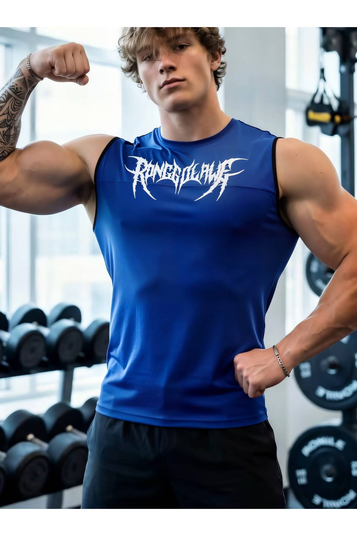 kalawear Erkek 4 adet Fit Gym Fitness Nefes Alan Teknik Hızlı Kuruma Slim Fit Sporcu Fitness T-Shirt görsel 3
