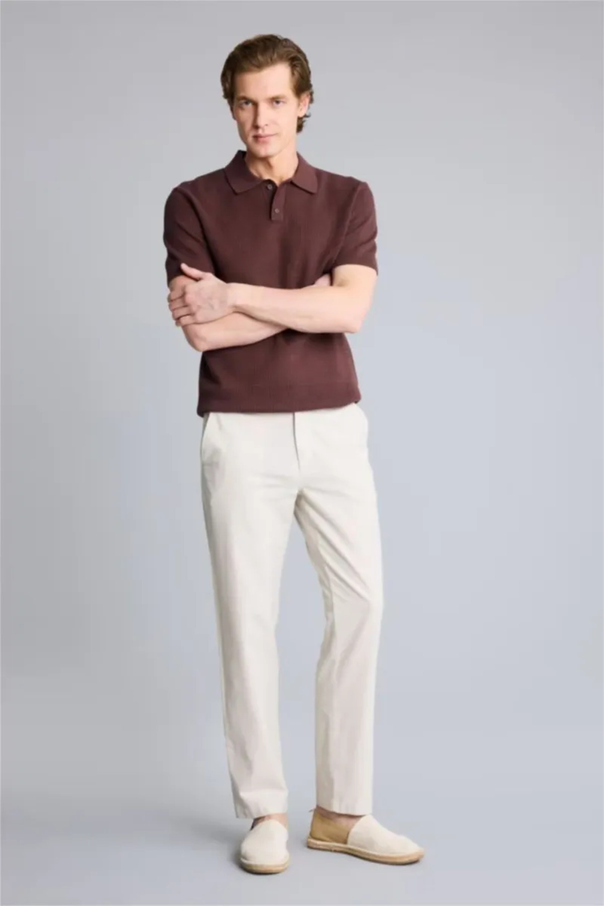 DeFacto %100 Pamuk Regular Fit Pantolon G5993AX26SM görsel 2