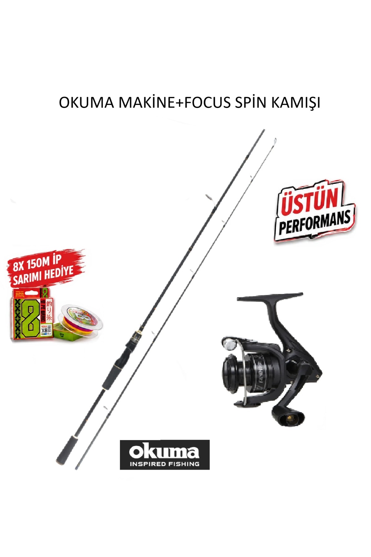 Okuma Revenger A RV-3000A Olta Makinesi+Remixon Fanatic 10 Serisi