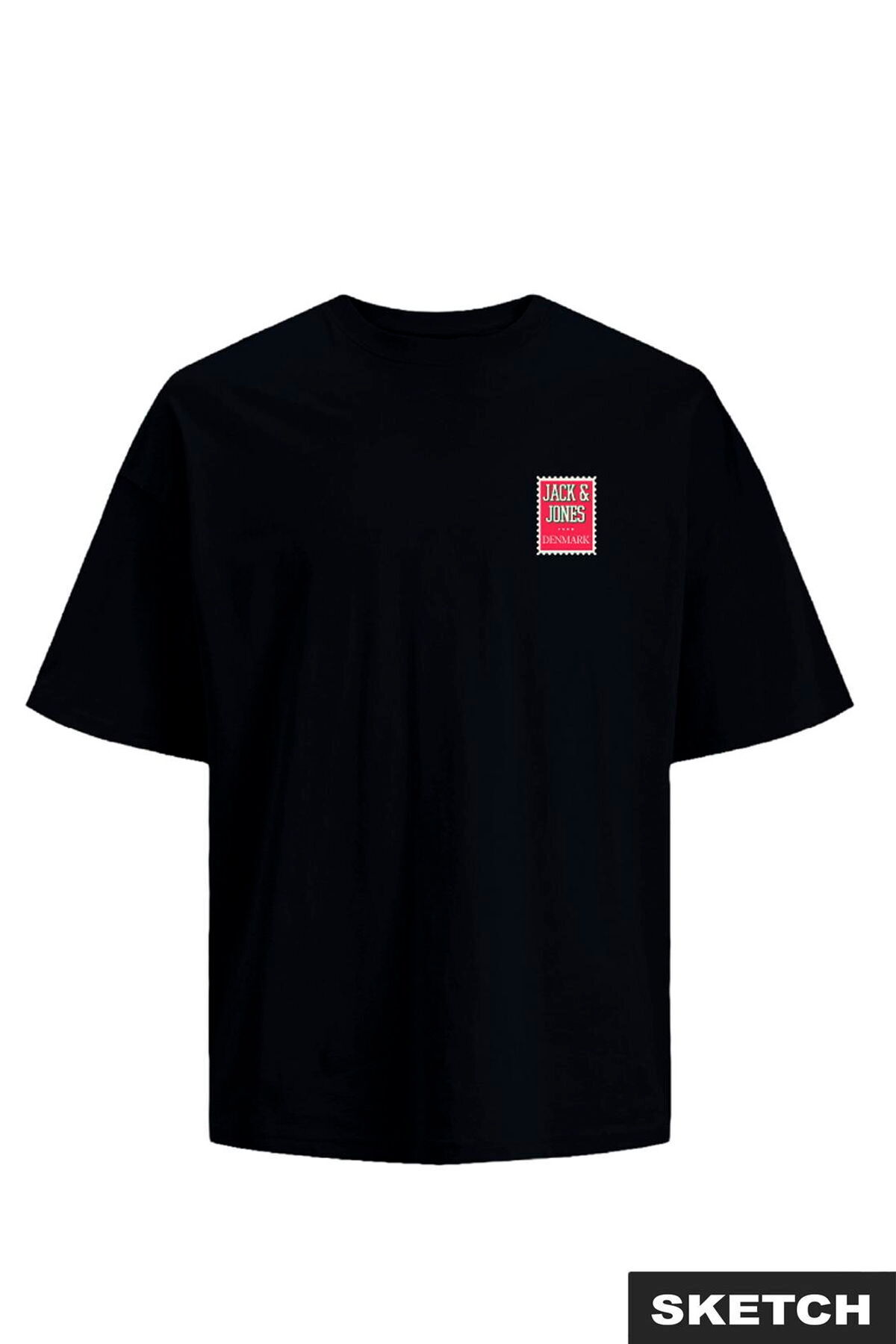تی‌شرت یقه گرد مردانه طرح سینه - پوستر جک اند جونز تی شرت Jack & Jones