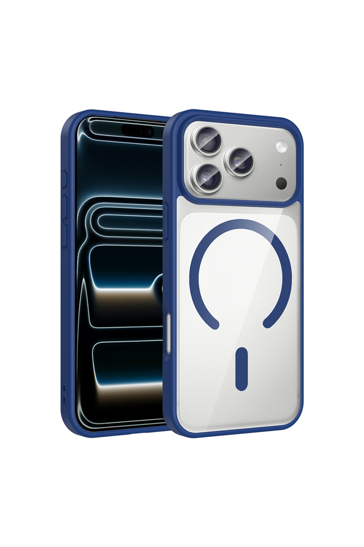 iPhone 17 Pro Max Kılıf Kenarlar İnce Arka Kısım MagSafe Kamera Yükseltili Silikon