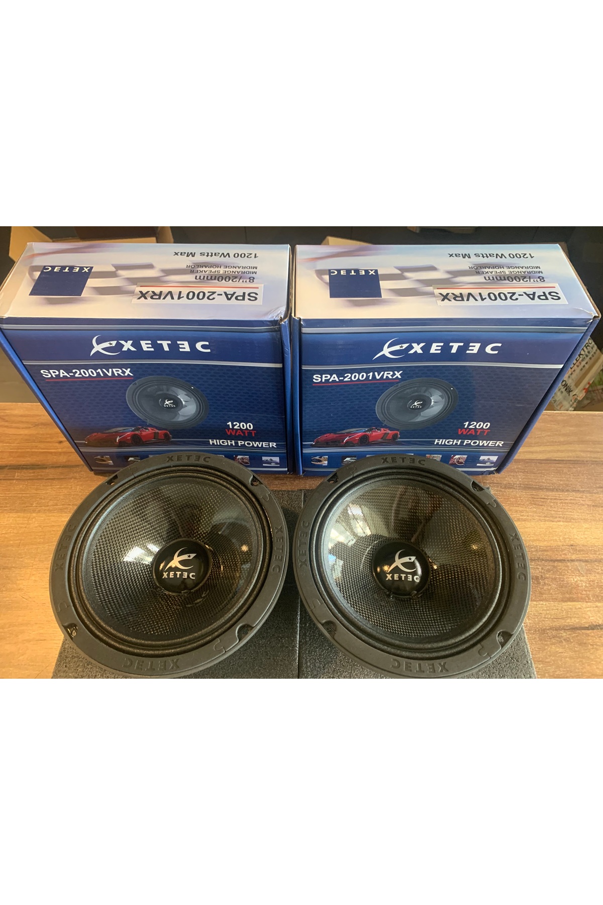 XETEC Deniz Sound Garage 20 cm Neo Midbass SPA 2001VRX 1200 Watt