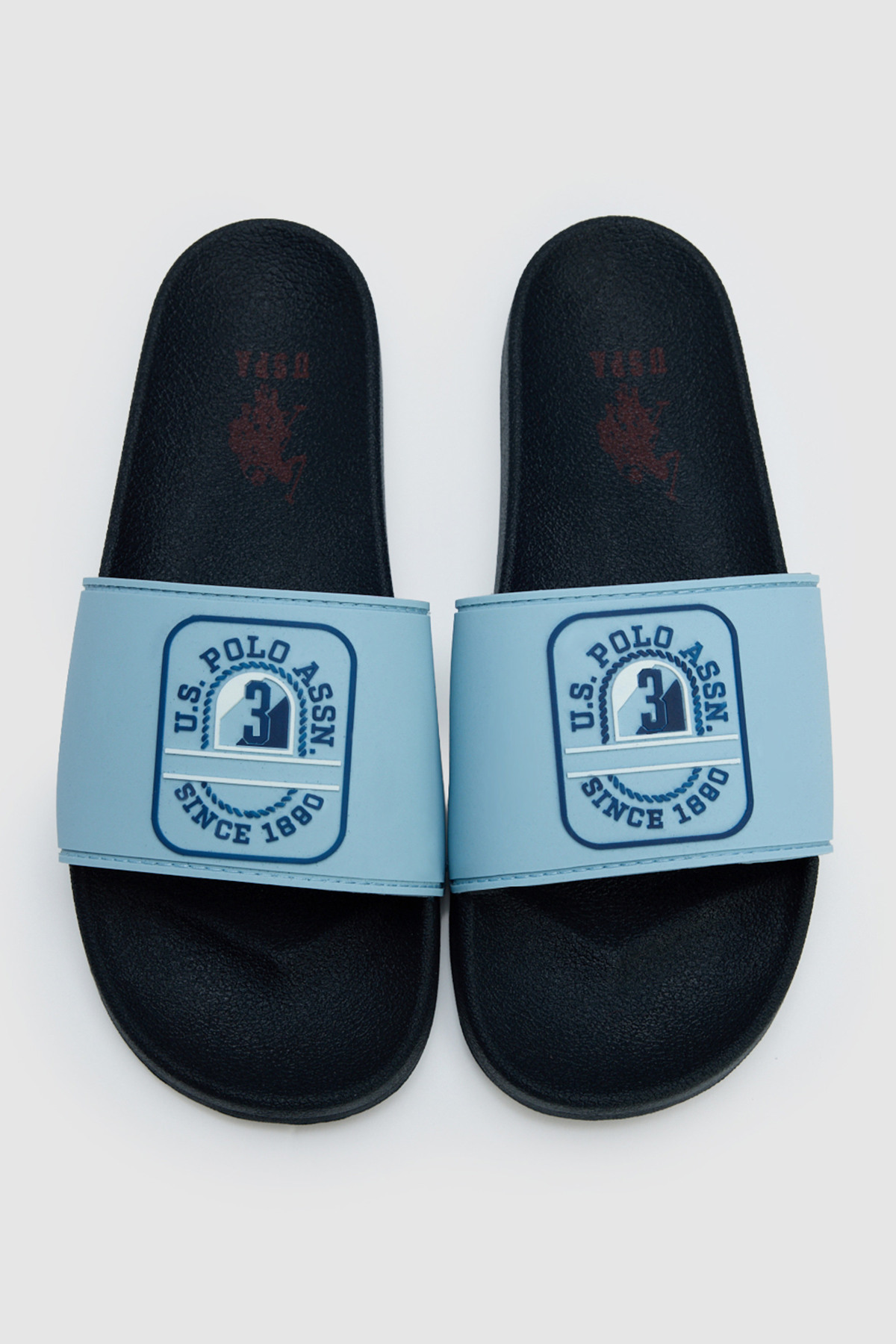 U.S. Polo Assn. Erkek Açık Mavi Terlik 50323201-VR003 görsel 4