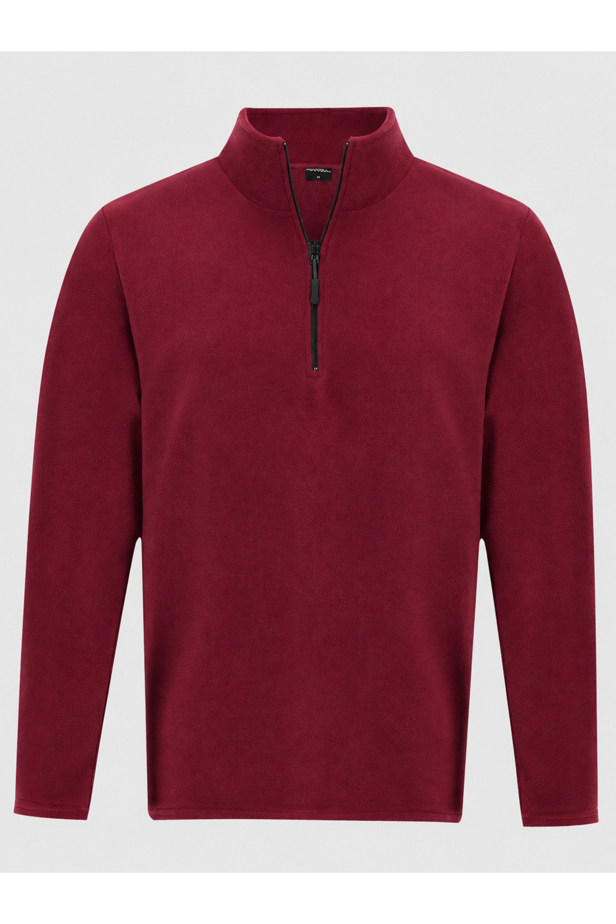 MOONBULL Erkek 3'lü Tüylenme Yapmaz Fit Bato Yaka Soğuk Geçirmez Polar Sweatshirt görsel 2