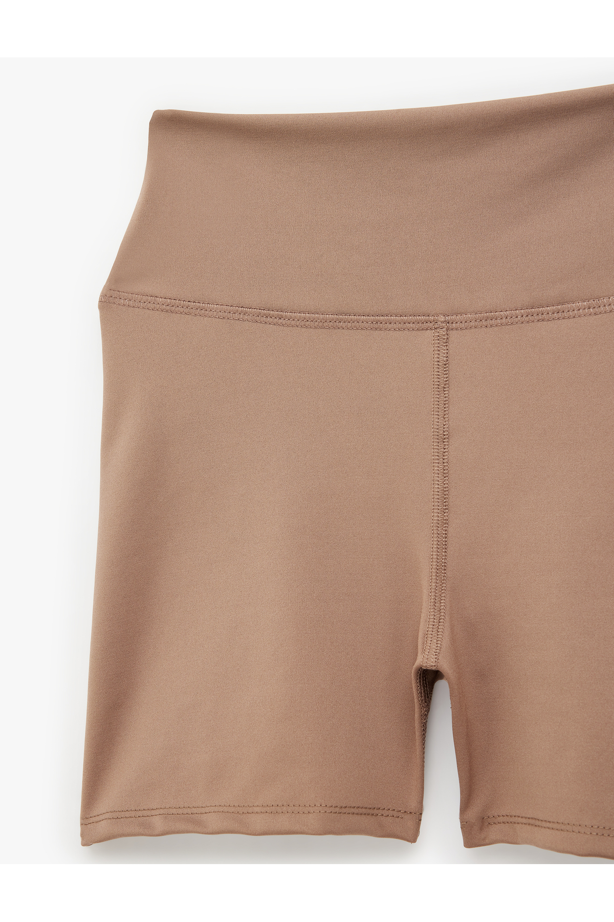 Koton Yüksek Bel Slim Fit Dikiş Detaylı Spor Biker Tayt görsel 3
