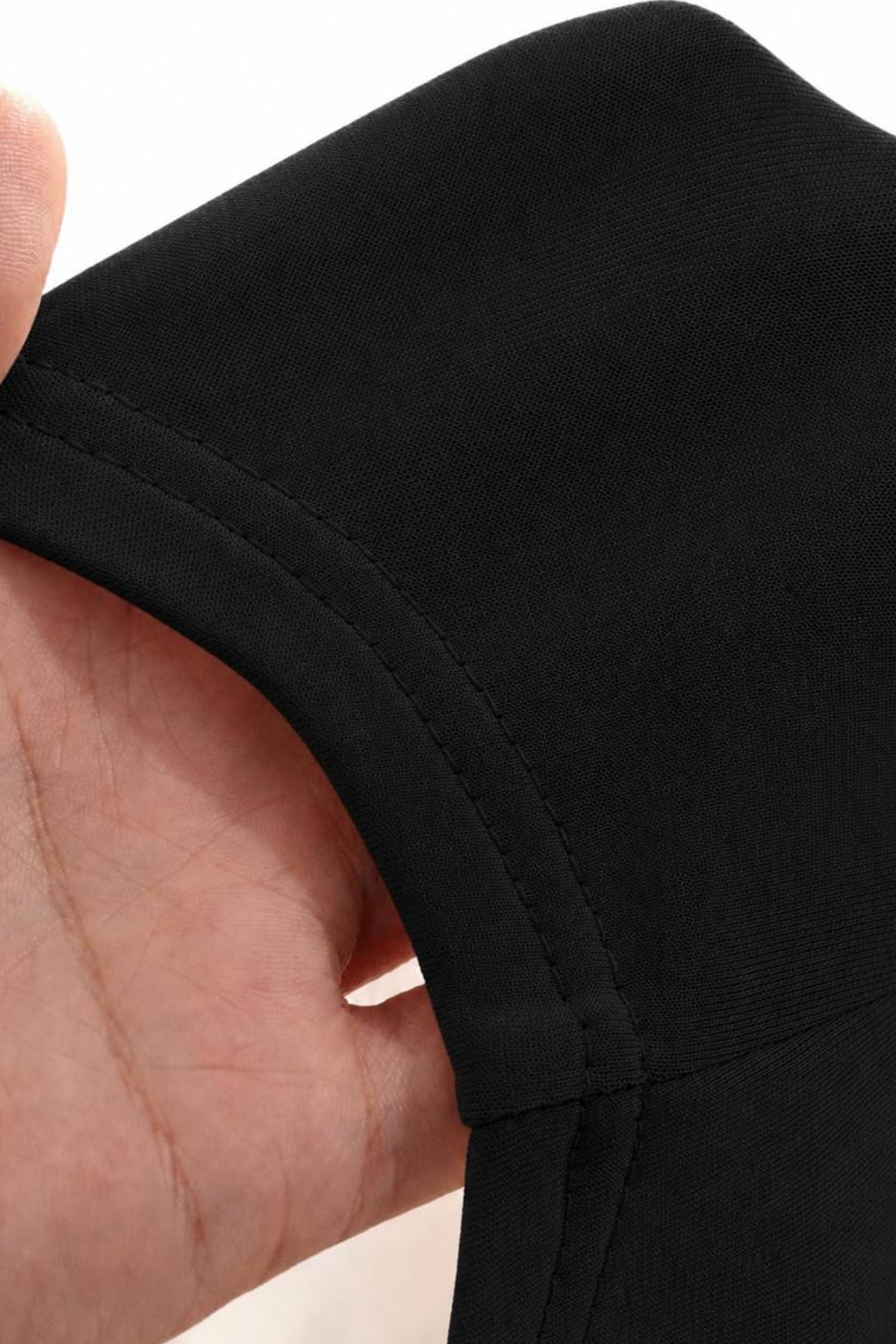 İlayda Toprak Vexa Siyah Kanguru Cepli Fermuarlı Slim Fit Bağcıklı Kapüşonlu Soft Esnek Uzun Kollu Spor Hırka görsel 6