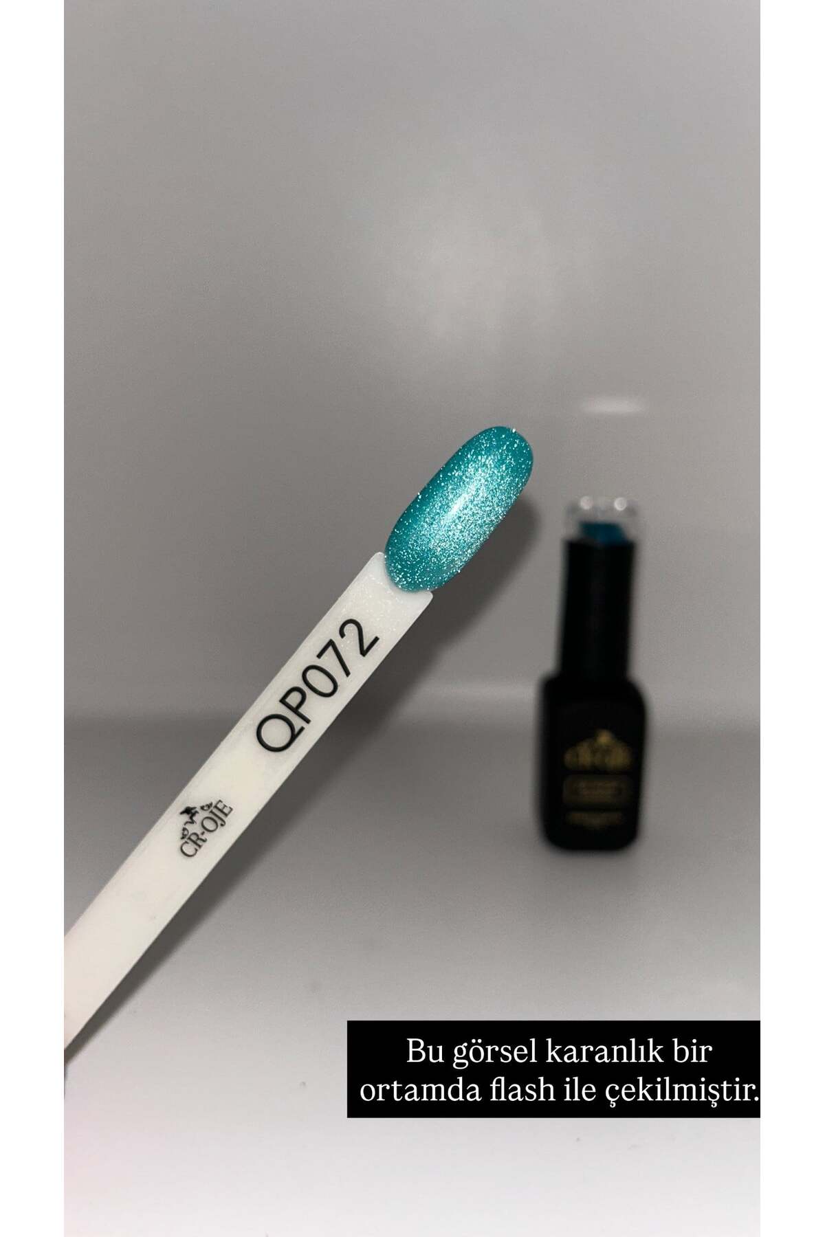Inci Tanecikli Manyetik Cat Eye / Kedi Gözü- QP072 (5 ML) — رنگارنگ yenicateyeserisi — تصویر 3 از 4