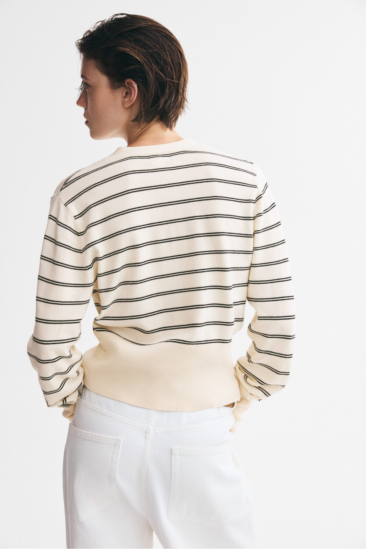 H&M İnce Triko Hırka görsel 5