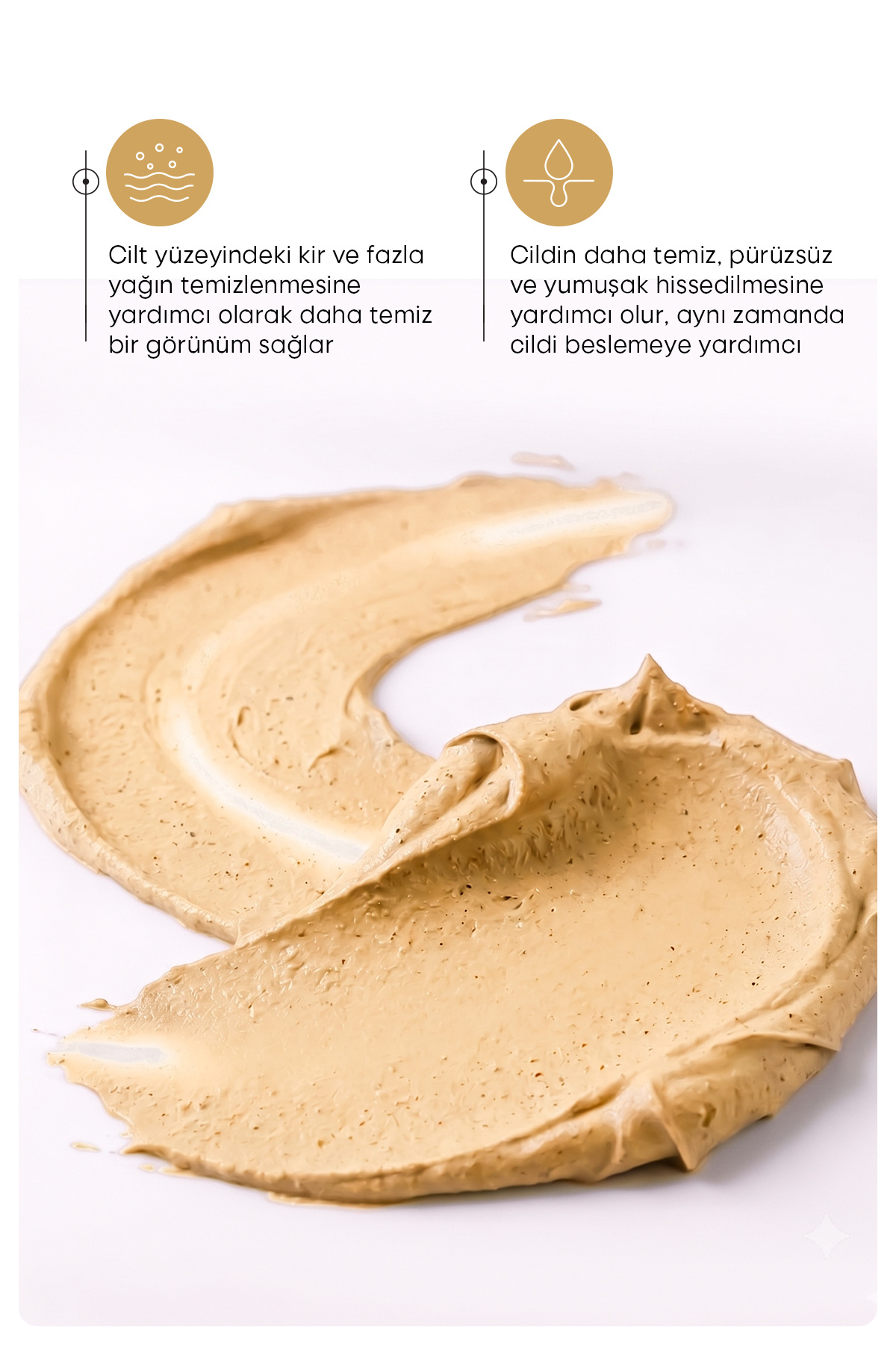 Kojic Acid Kil Maskesi, Arındırıcı Cilt Tonu Eşitleyici Doğal İçerikli 120 ml — 8684790344340 — تصویر 5 از 6