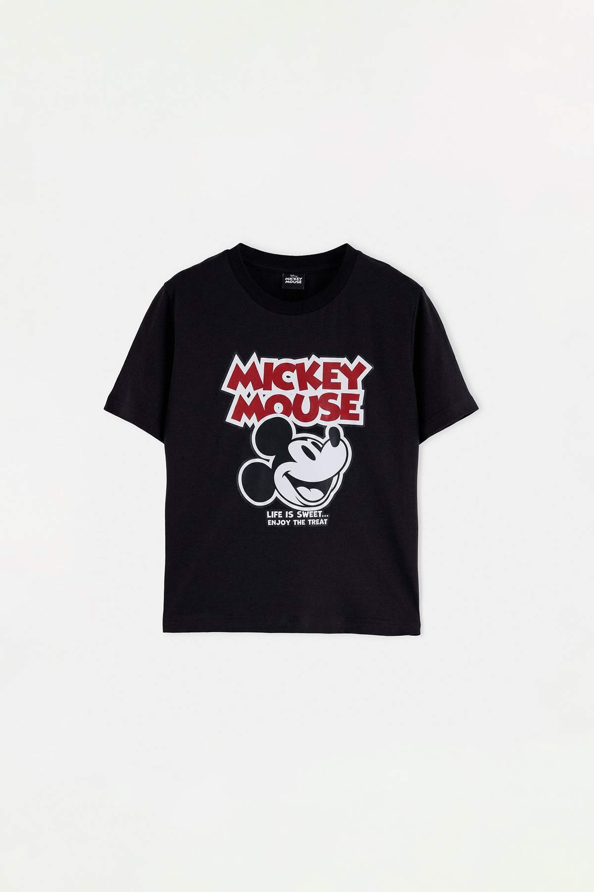 Trendyolmilla Kids Siyah Baskılı Örme T-Shirt TKDSS26TS00043