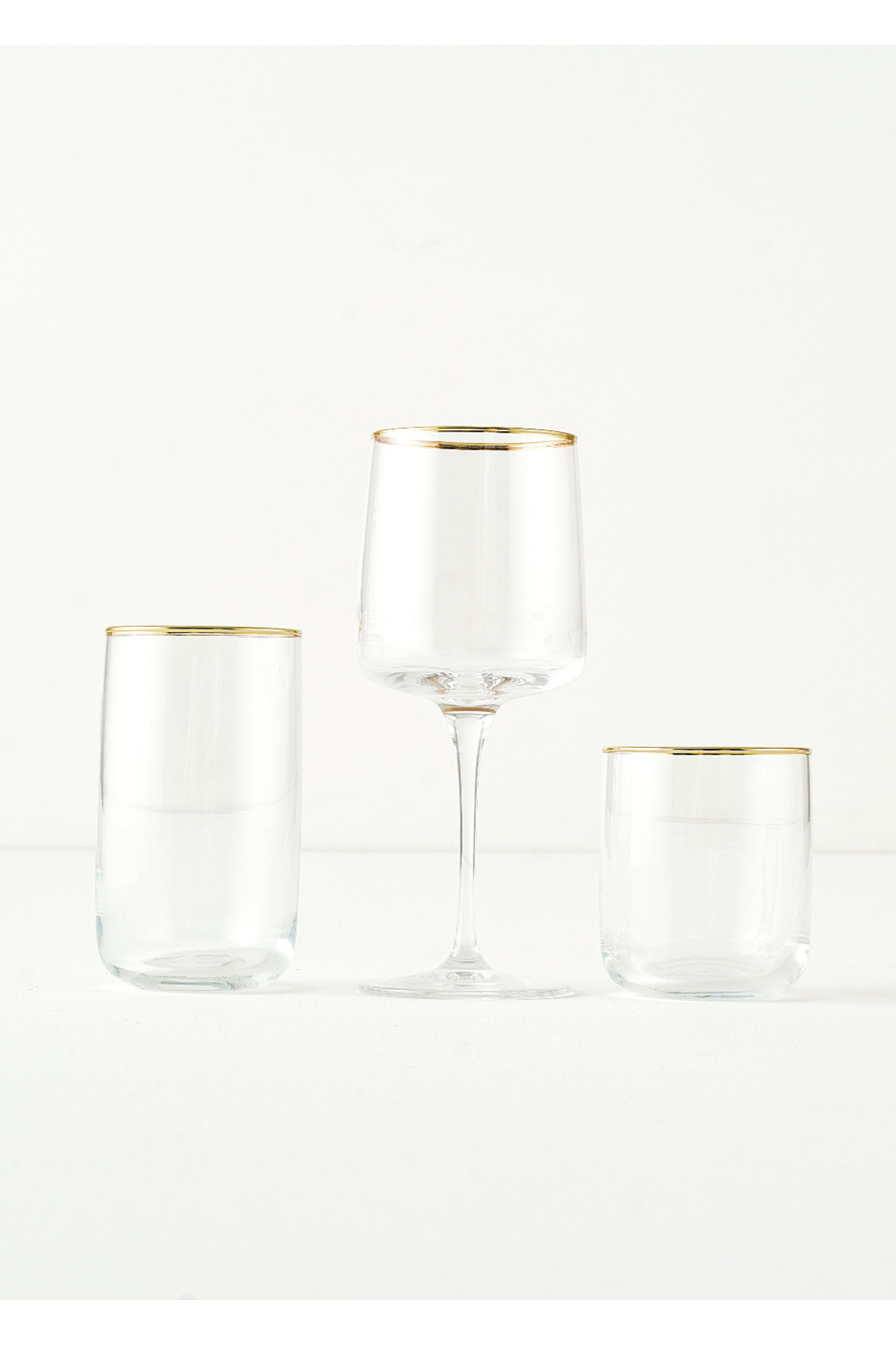 Bella Maison Premium Bardak-Kadeh Set 18'li Gold