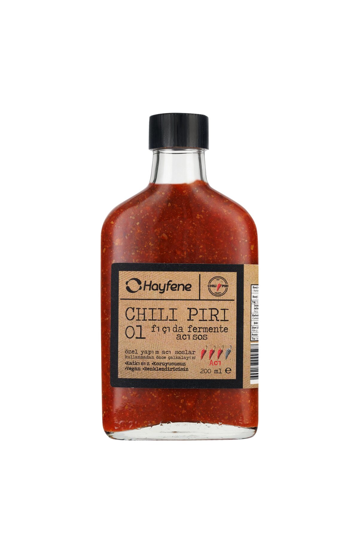 Hayfene Chili Piri Fermante Acı Sos No:1 - 200 ml - Fiyatı, Yorumları