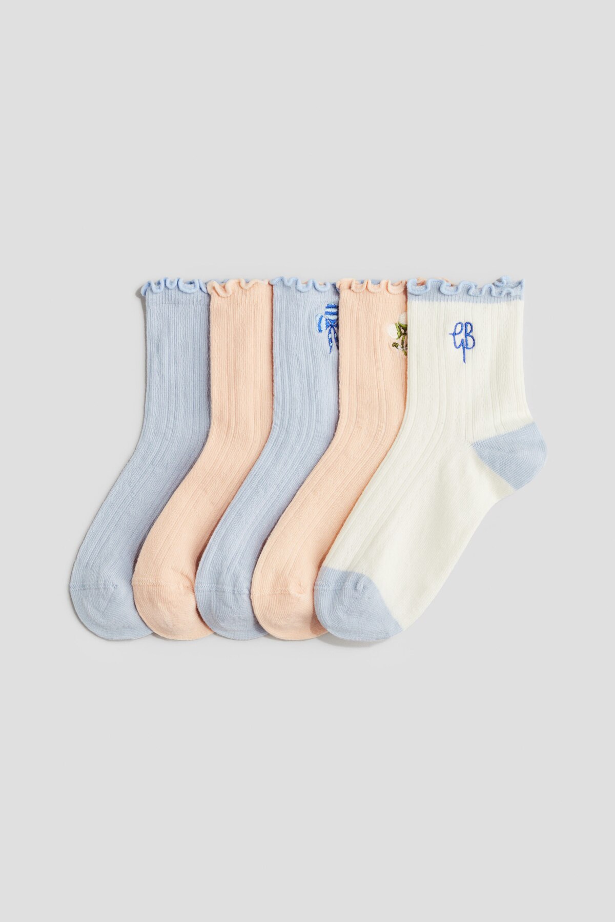 جوراب‌های اورلاک طرح ۵ سوراخه اچ اند ام جوراب H&M