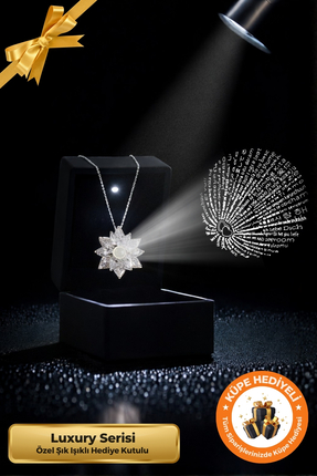 Lucente Jewellery Işıklı Hediye Kutulu 100 Dilde Seni Seviyorum Yazan 925 Aya...