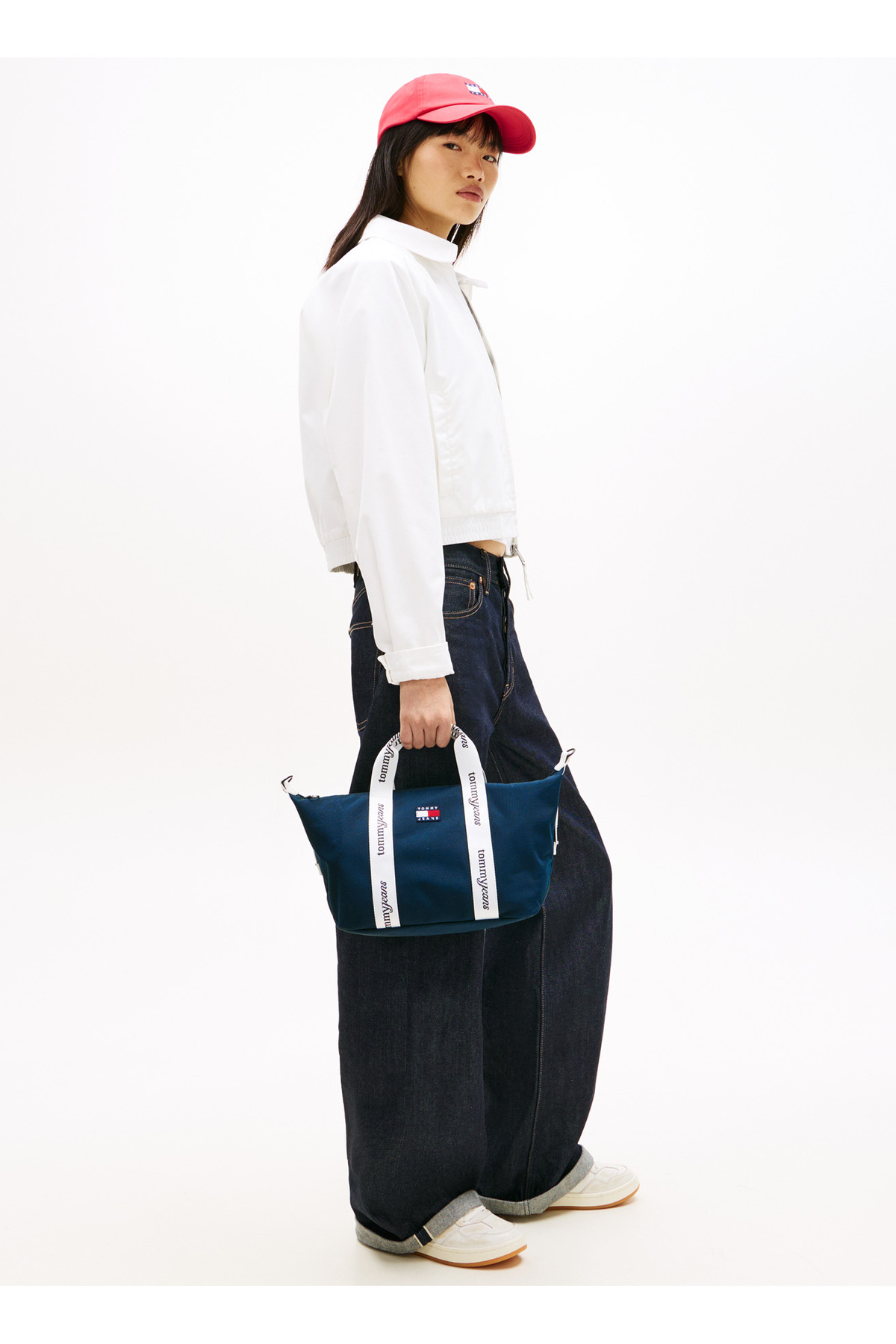 Tommy Hilfiger Lacivert Kadın Çapraz Çanta AW0AW18460C1G görsel 5