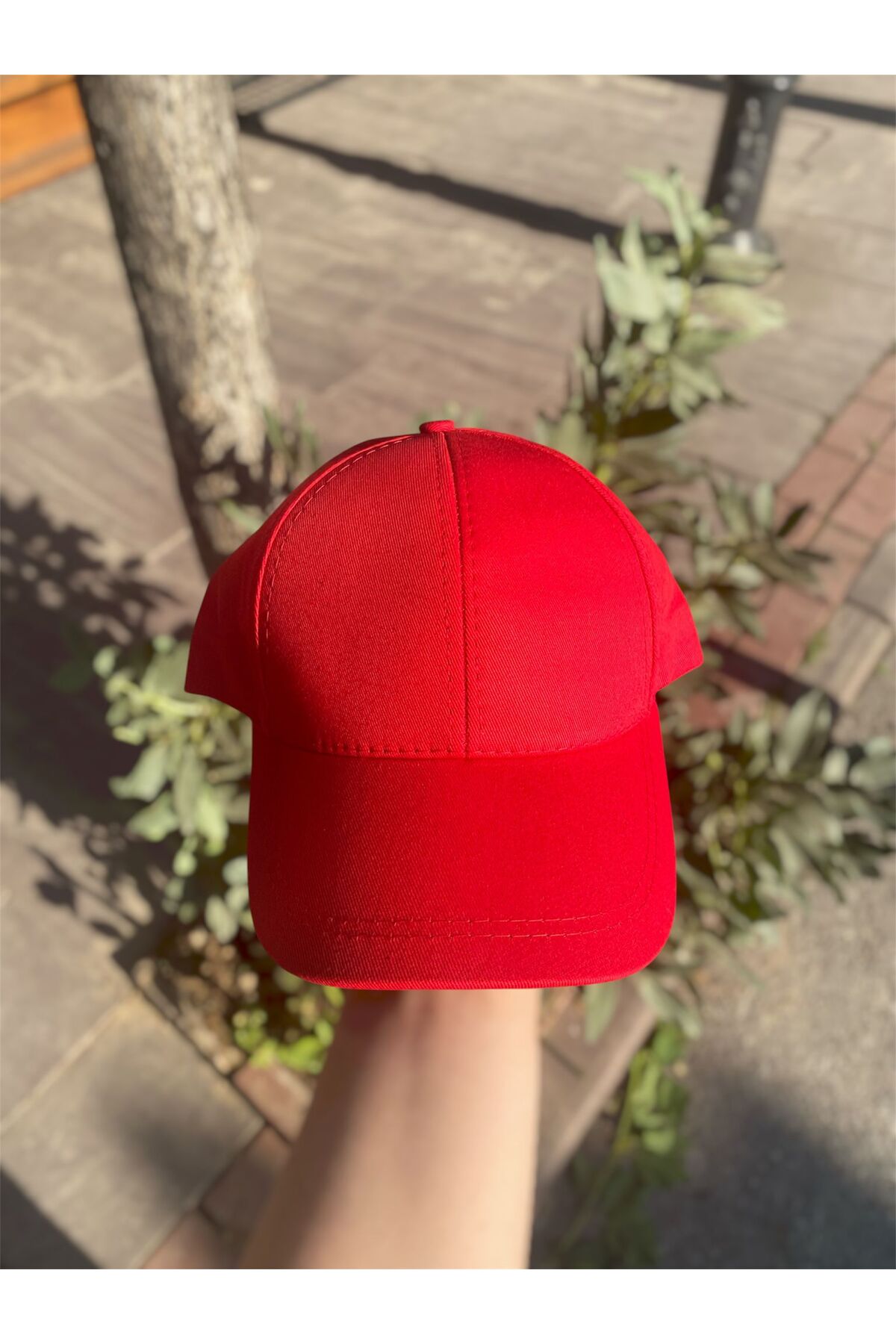 sf collection Düz Basic Baseball Şapka Unisex Ayarlanabilir Cap görsel 3