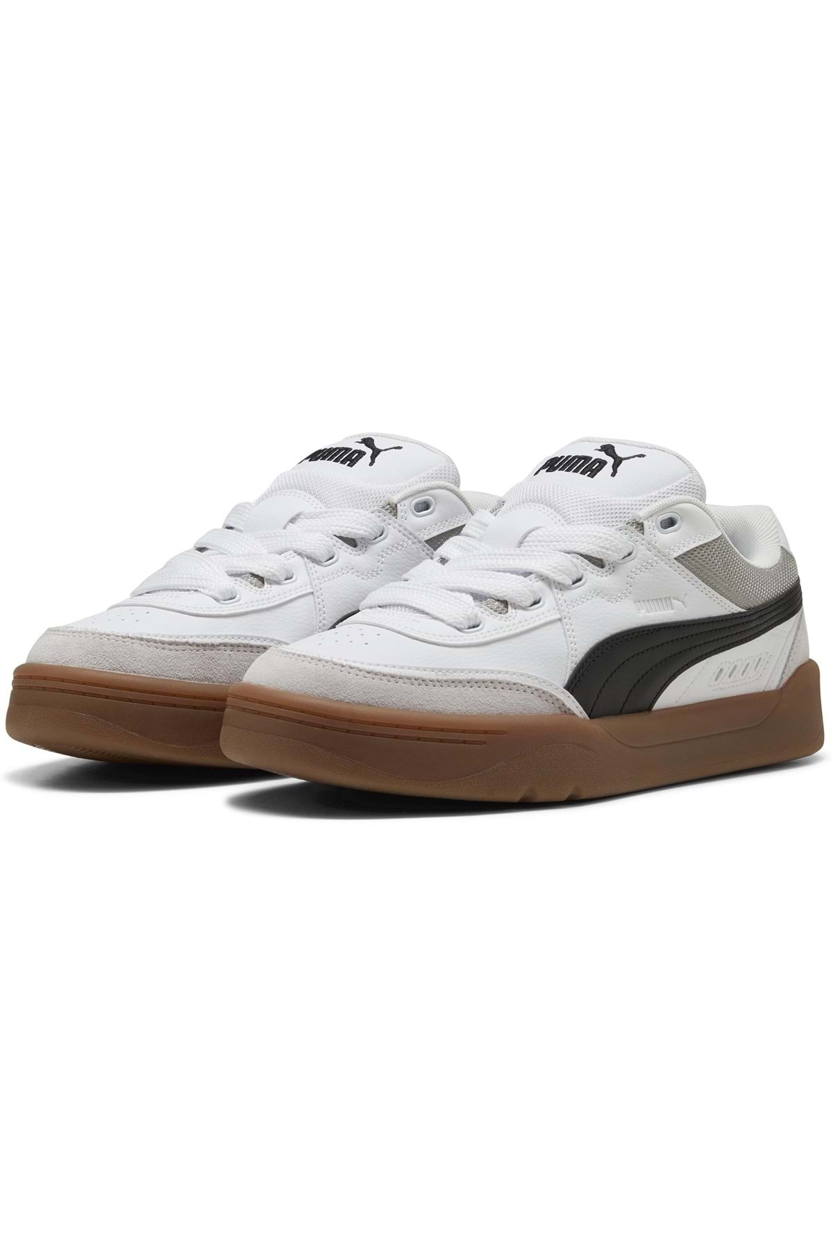 Puma Park Lifestyle SK8 400497 Unisex Spor Ayakkabı BEYAZ-SİYAH